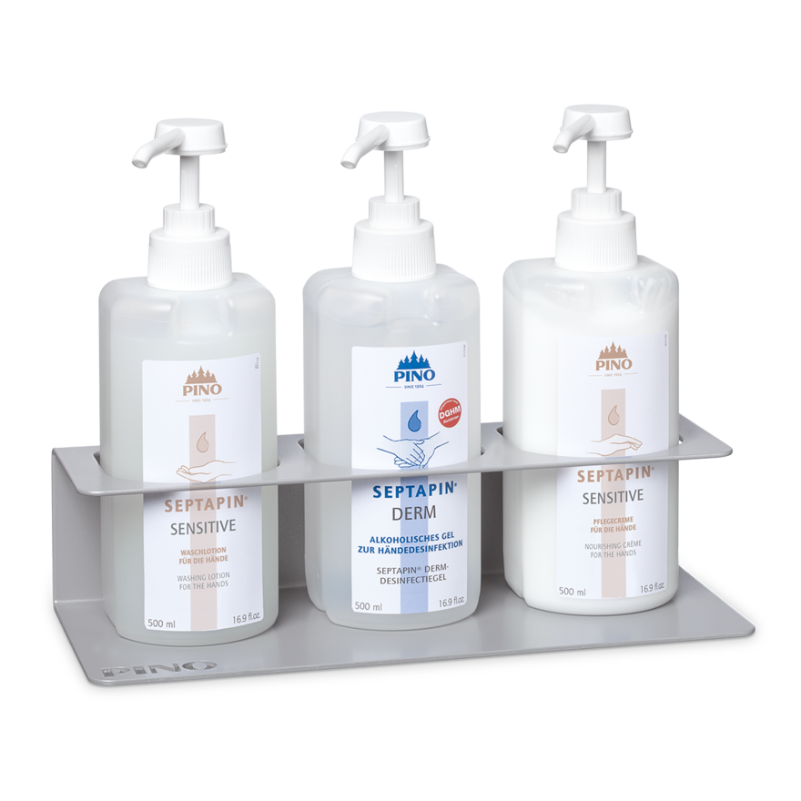 Flaschenhalter für drei 500 ml SEPTAPIN®-Flaschen