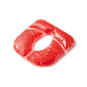 PINO Gelkissen Pearls red