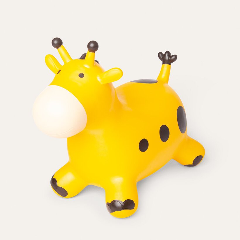 PINOFIT® aufblasbares Hüpftier Giraffe für Kinder