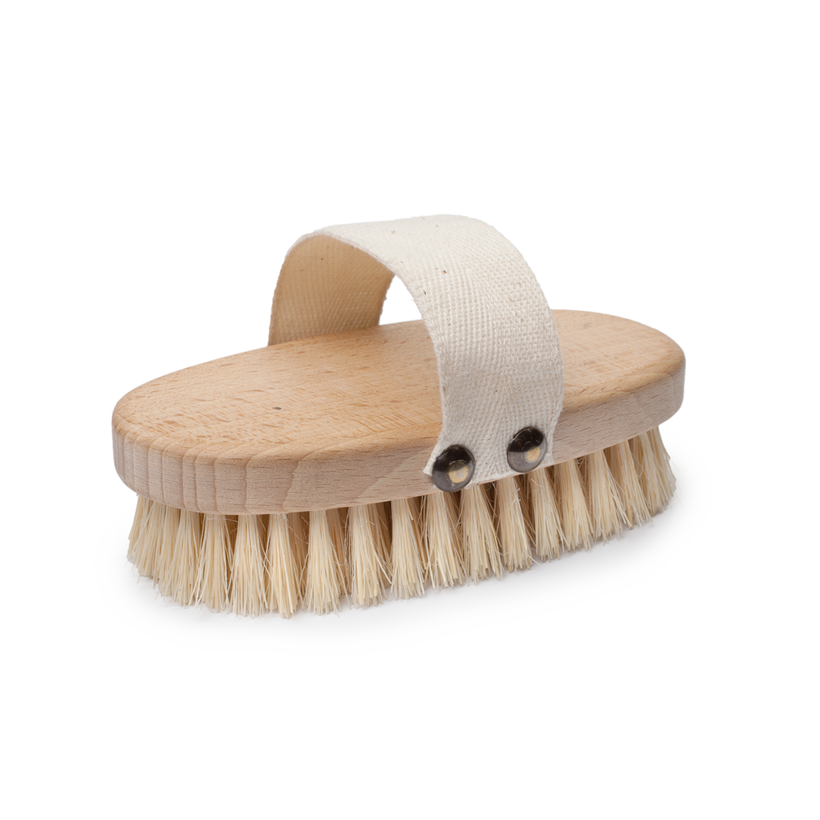 Weiche Massagebürste mit Naturborsten